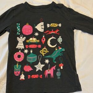 Kids Festive Ornament Graphic Tshirt